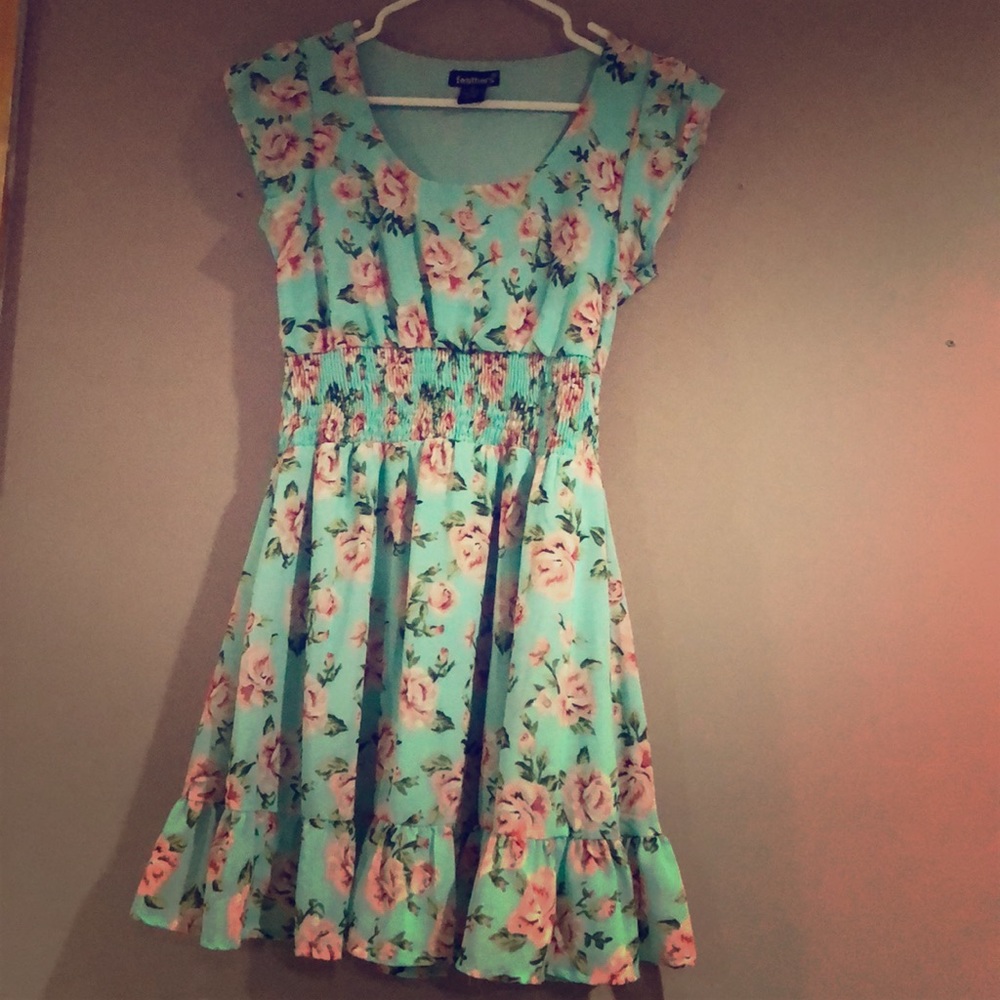 Cute flower print dress